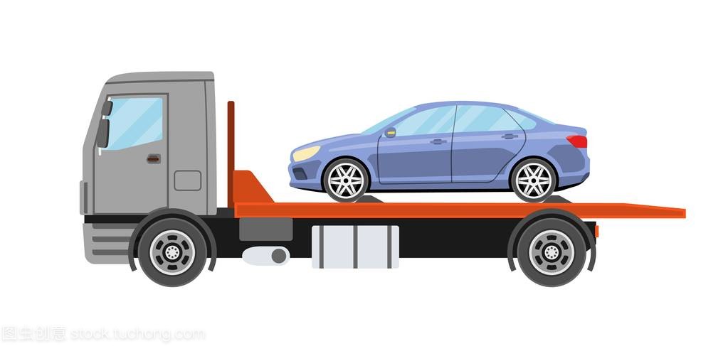 帶疏散車的拖車牽引卡車疏散服務(wù)——車輛救援的全面保障